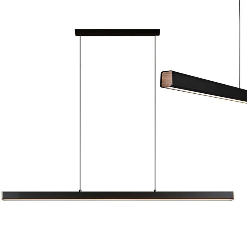 TOOLIGHT hängande taklampa APP1448-CP 100CM LED Svart 100x4x4cm