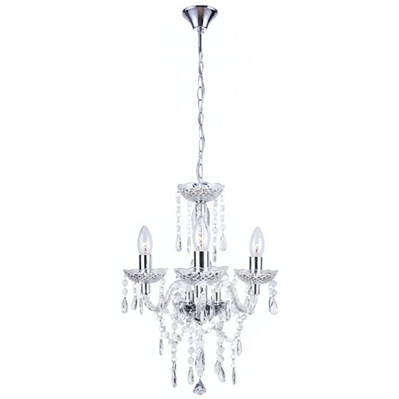 Toolight Hängande taklampa EBT006-3CP Transparent 123x70x31cm