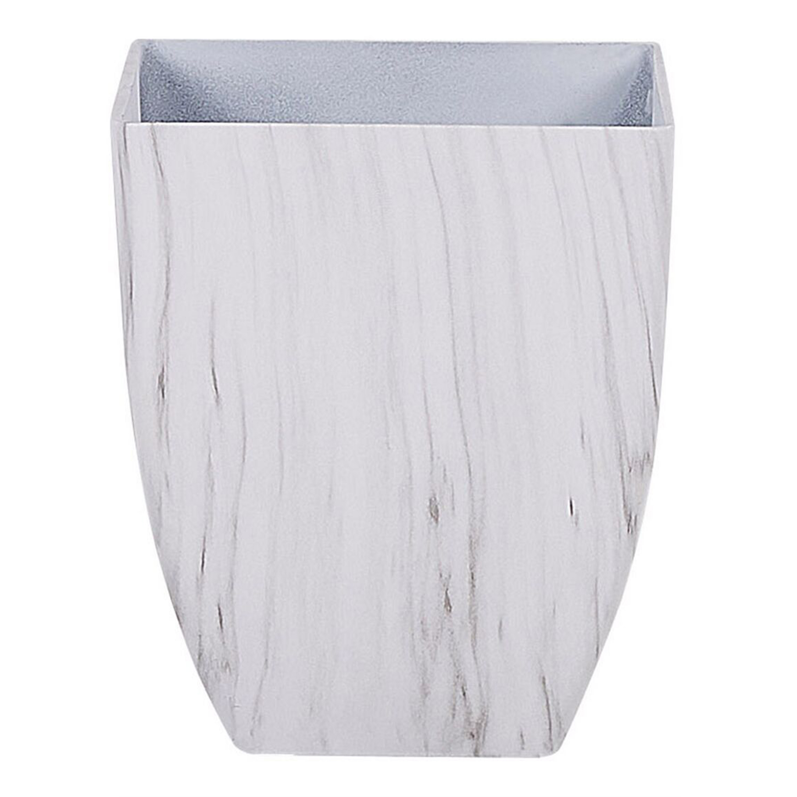 Blomkruka MIRO 28 cm Vit marmor