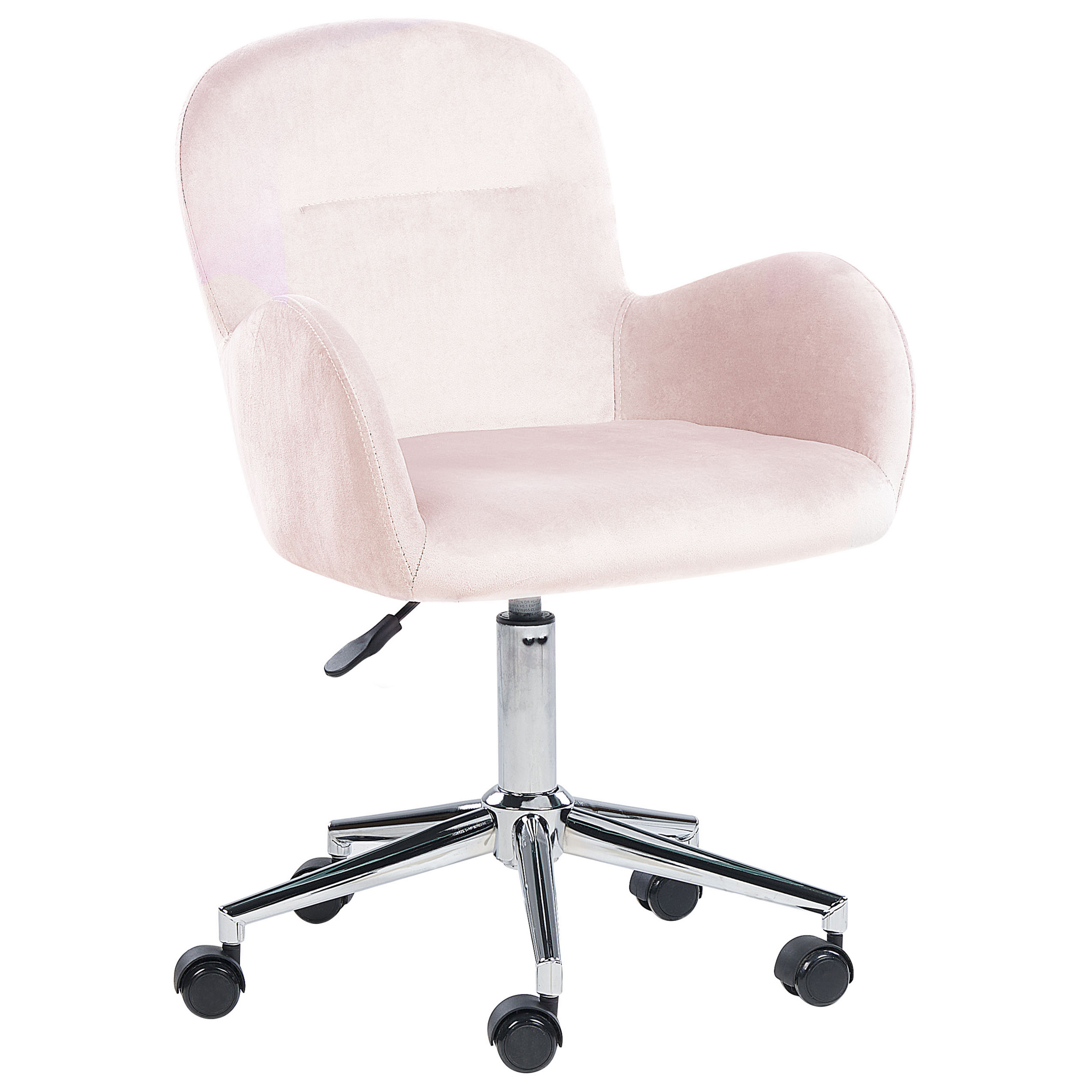 Skrivbordsstol PRIDDY Sammet Rosa
