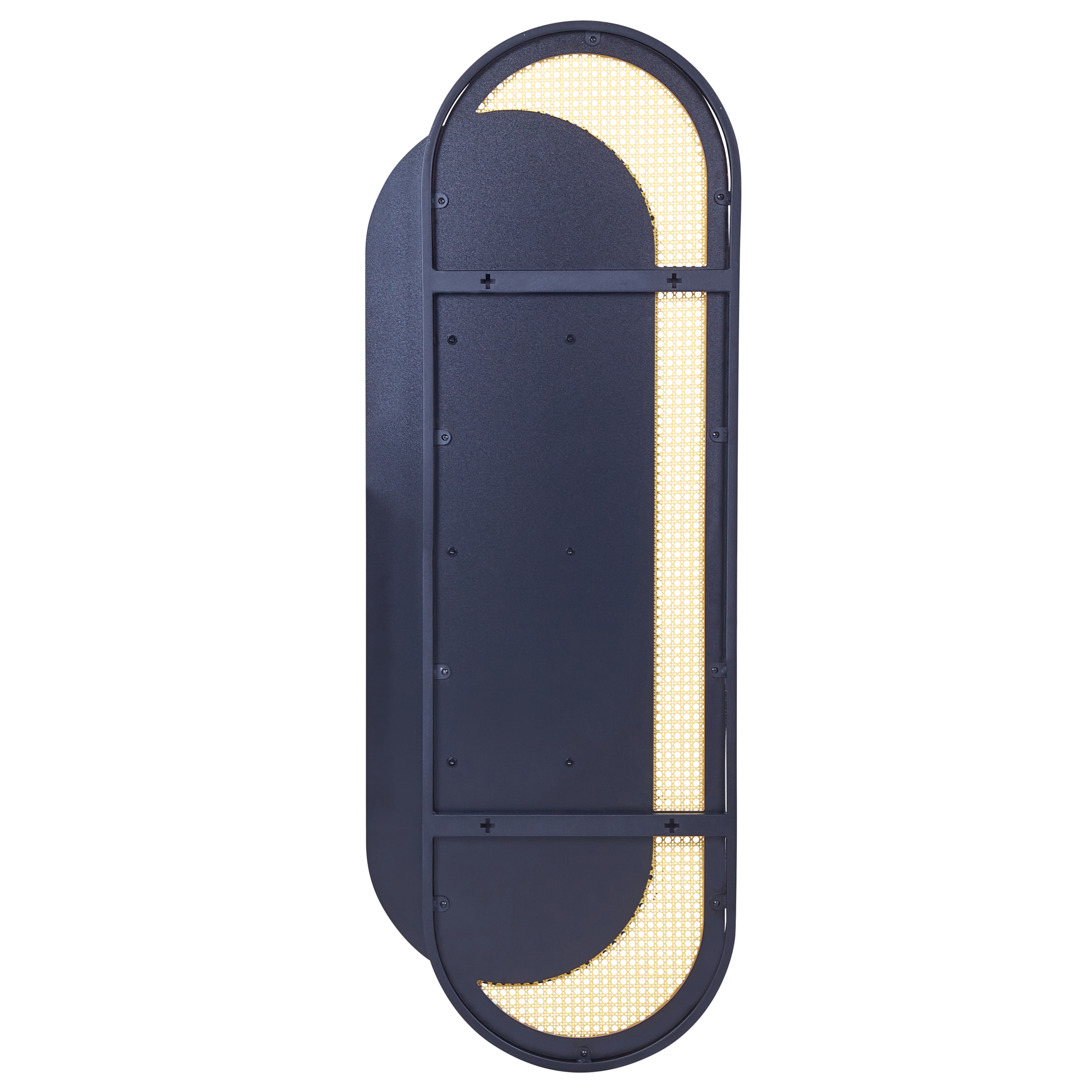 Väggspegel CREIL 51 cm 143 cm Konstrotting Naturlig