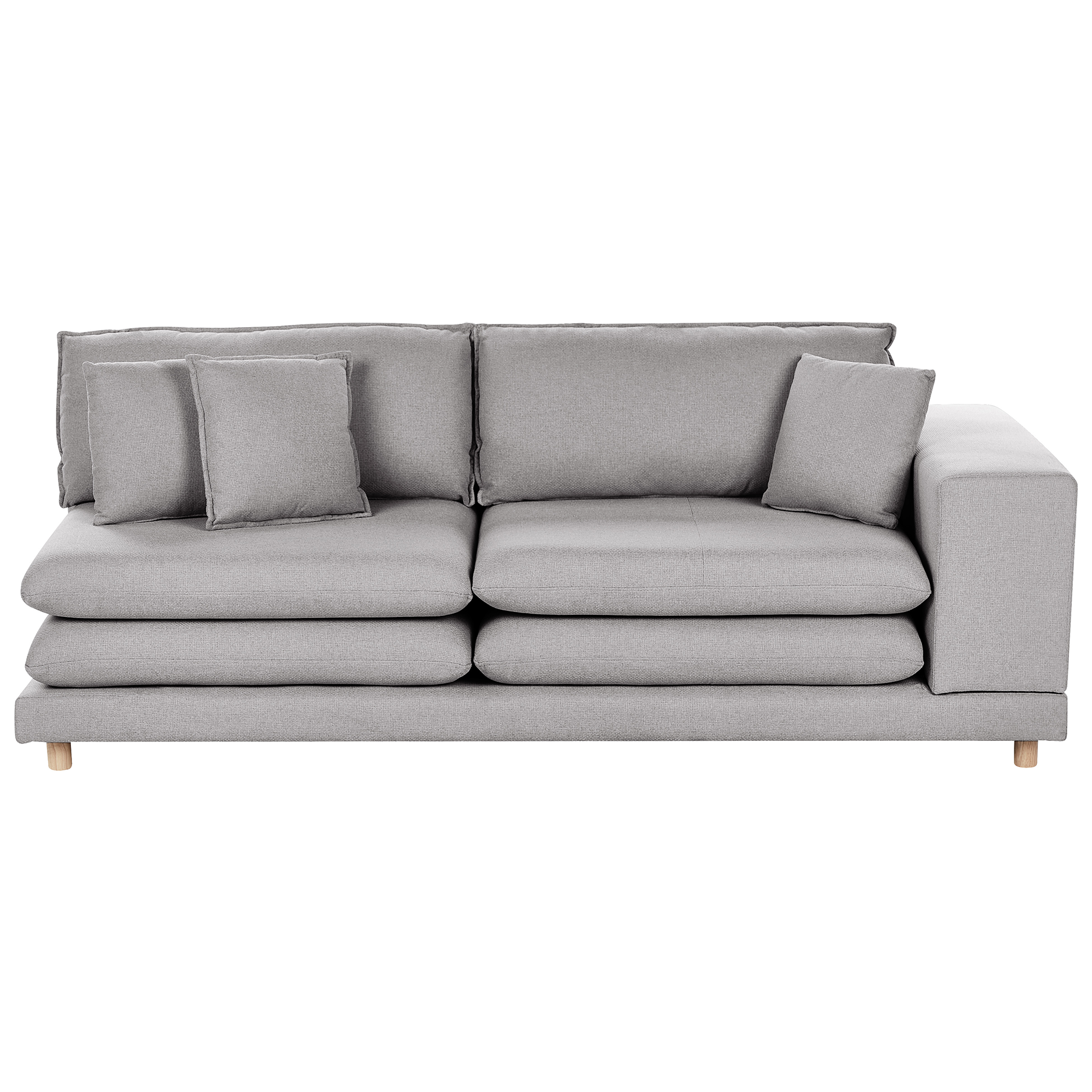 Soffa 2-sits HEDEN med kudde Grå