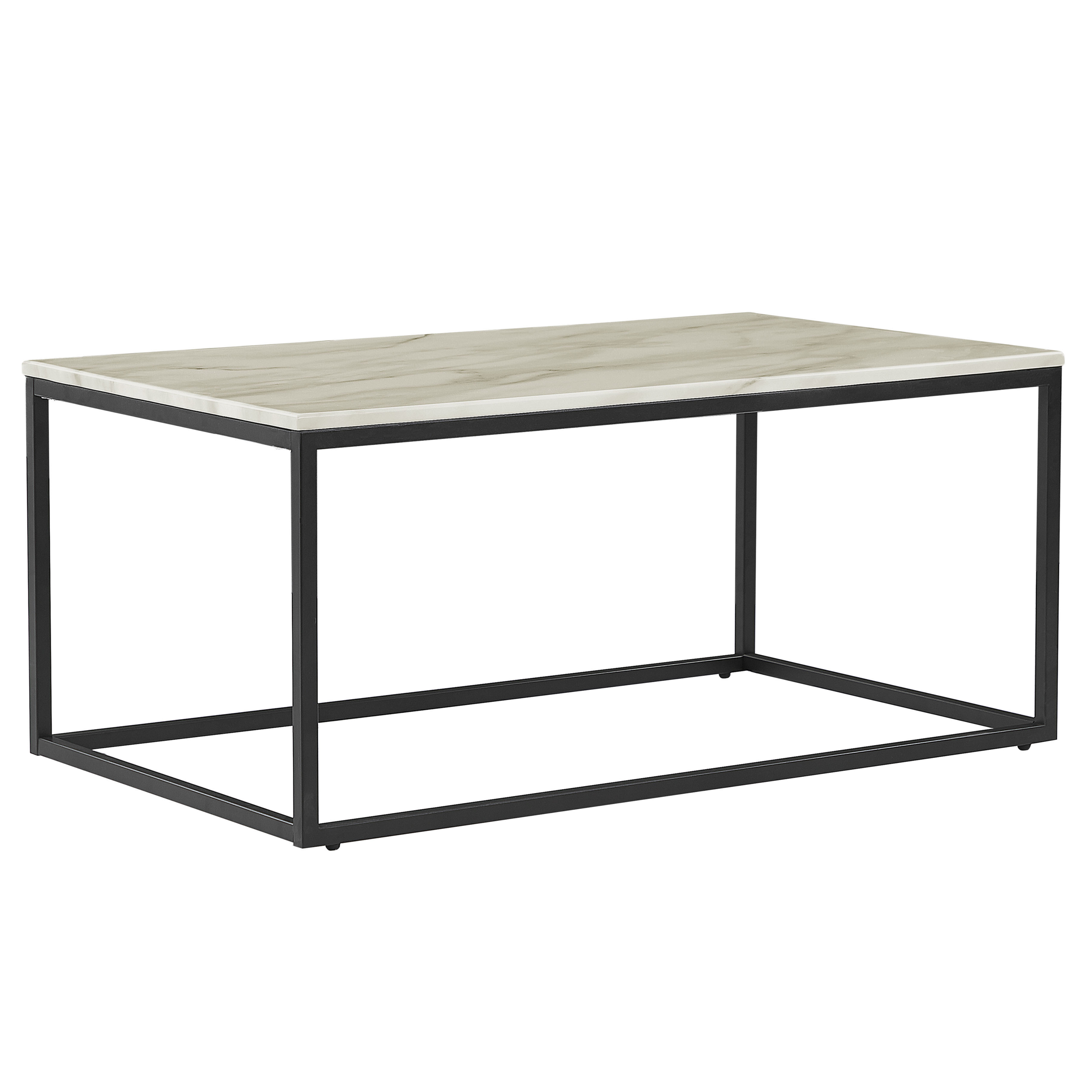 Soffbord DELANO Marmor/ Svart