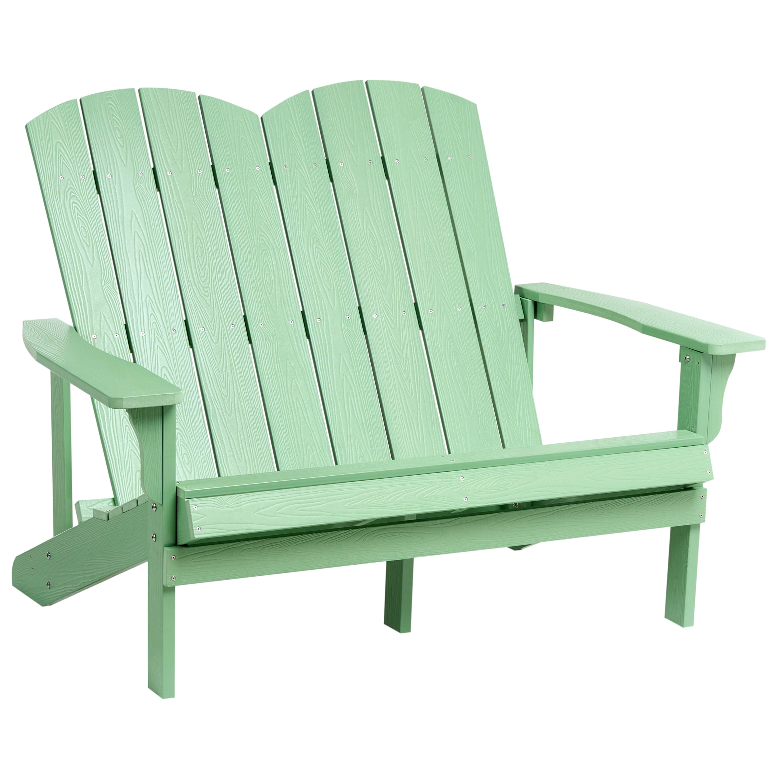 Trädgårdsbänk ADIRONDACK 125 cm Ljusgrön