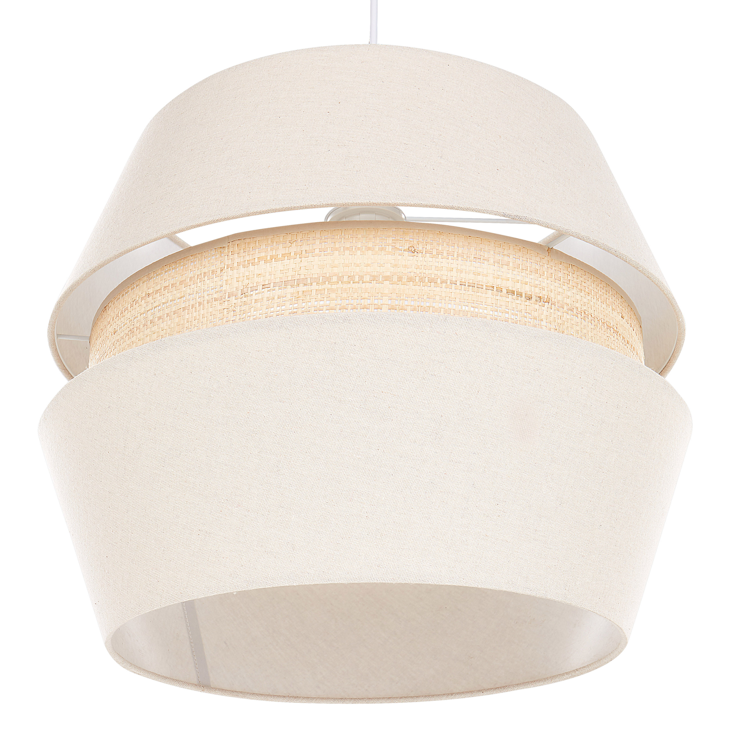 Pendellampa ATOYAC Konstlinne Beige
