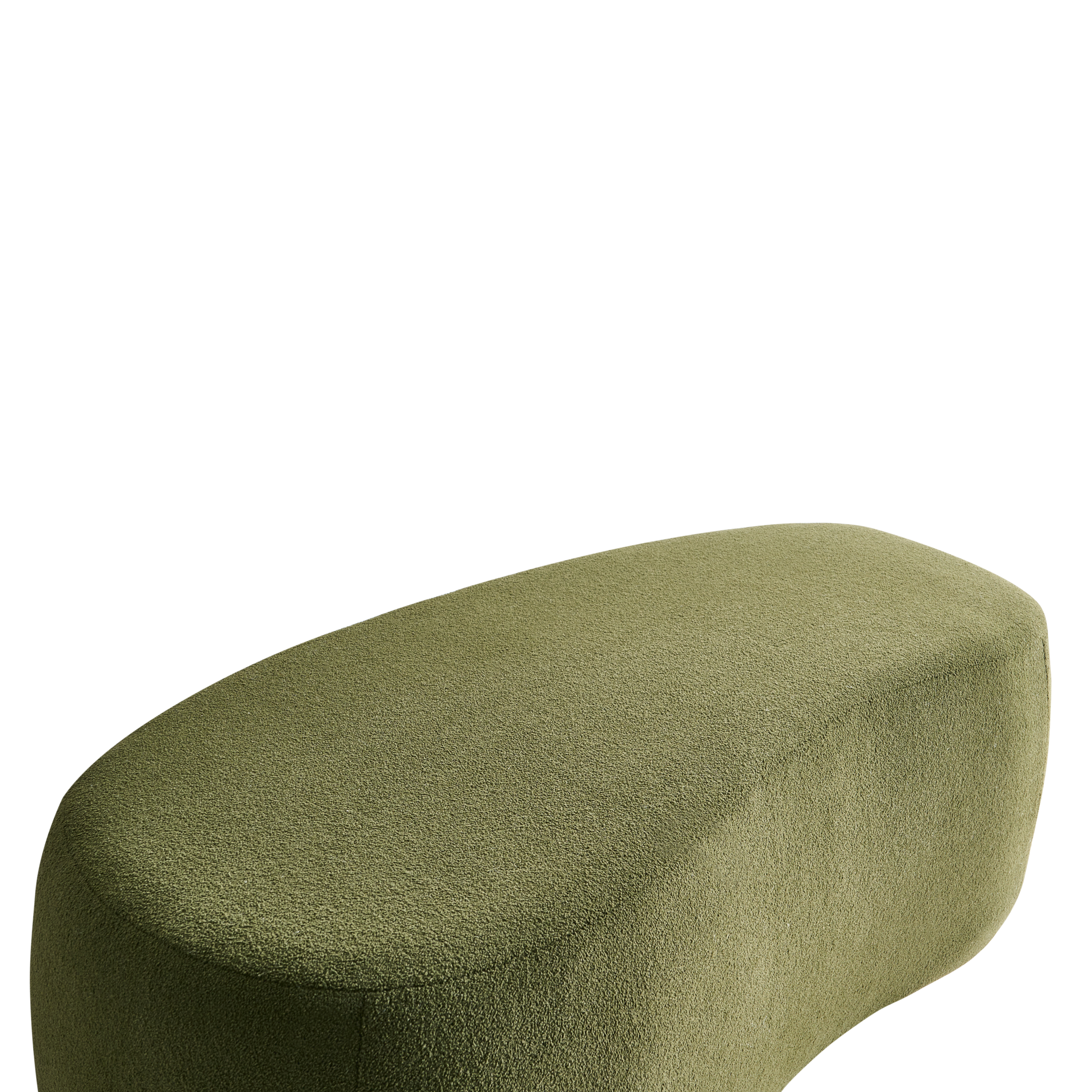 Sittpuff BAYARD Bouclé Grön