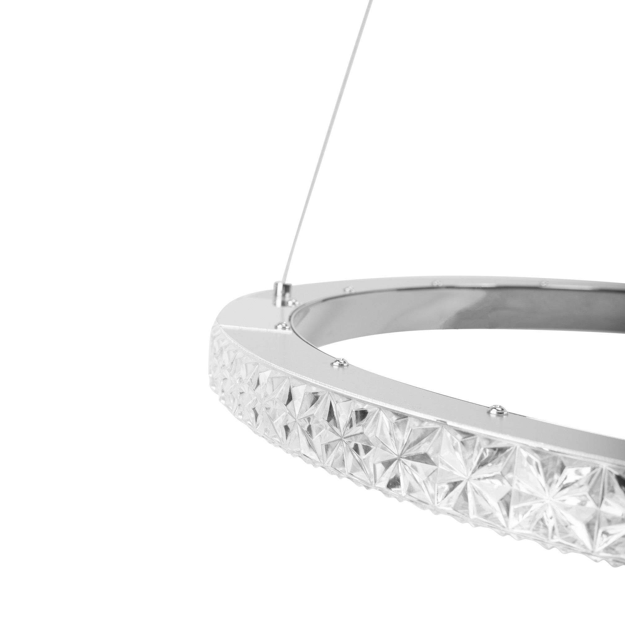 TOOLIGHT hängande taklampa MS010-CP 59CM LED Krom 60x60x110cm