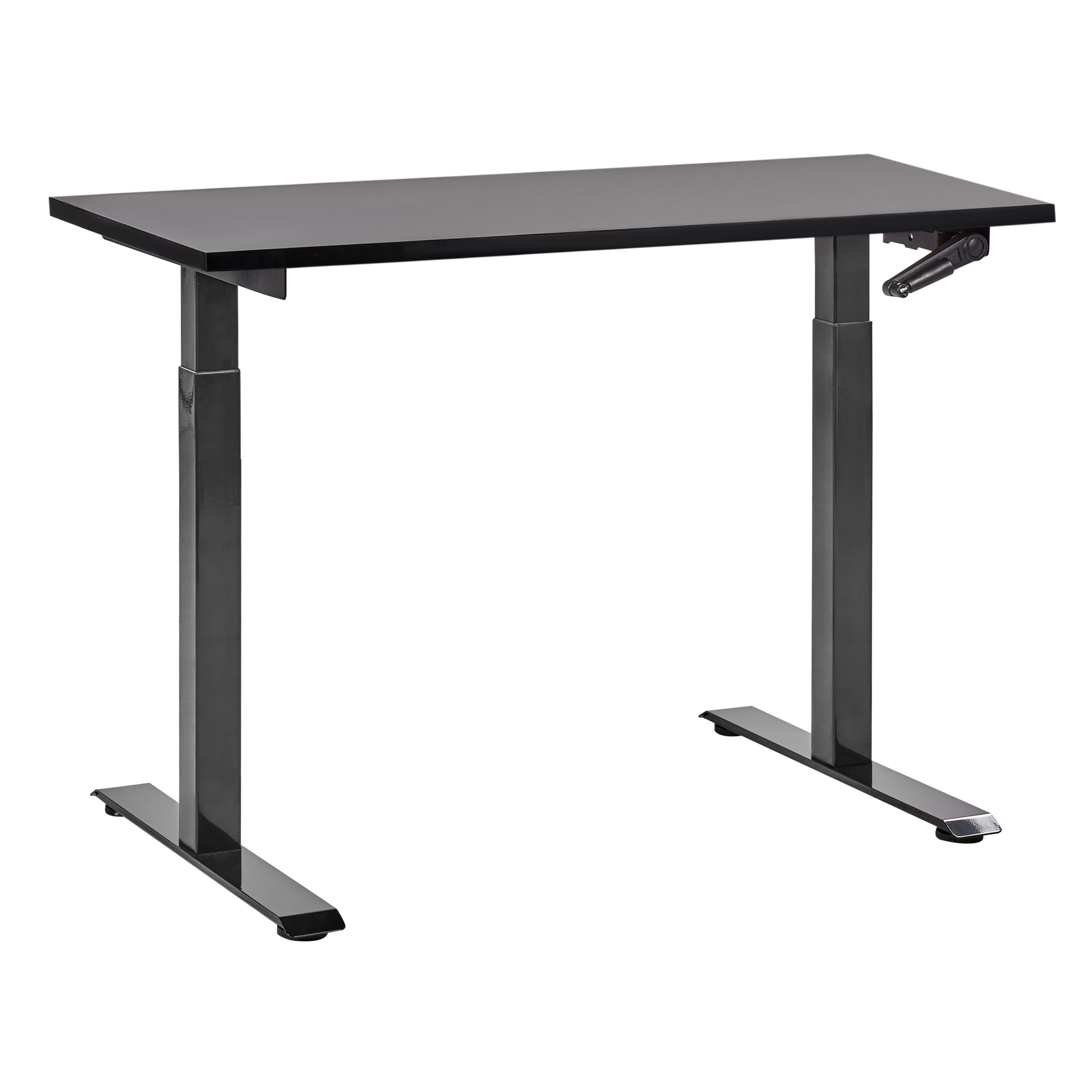 Manuellt höj- och sänkbart skrivbord DESTINES 120 cm 72 cm Svart