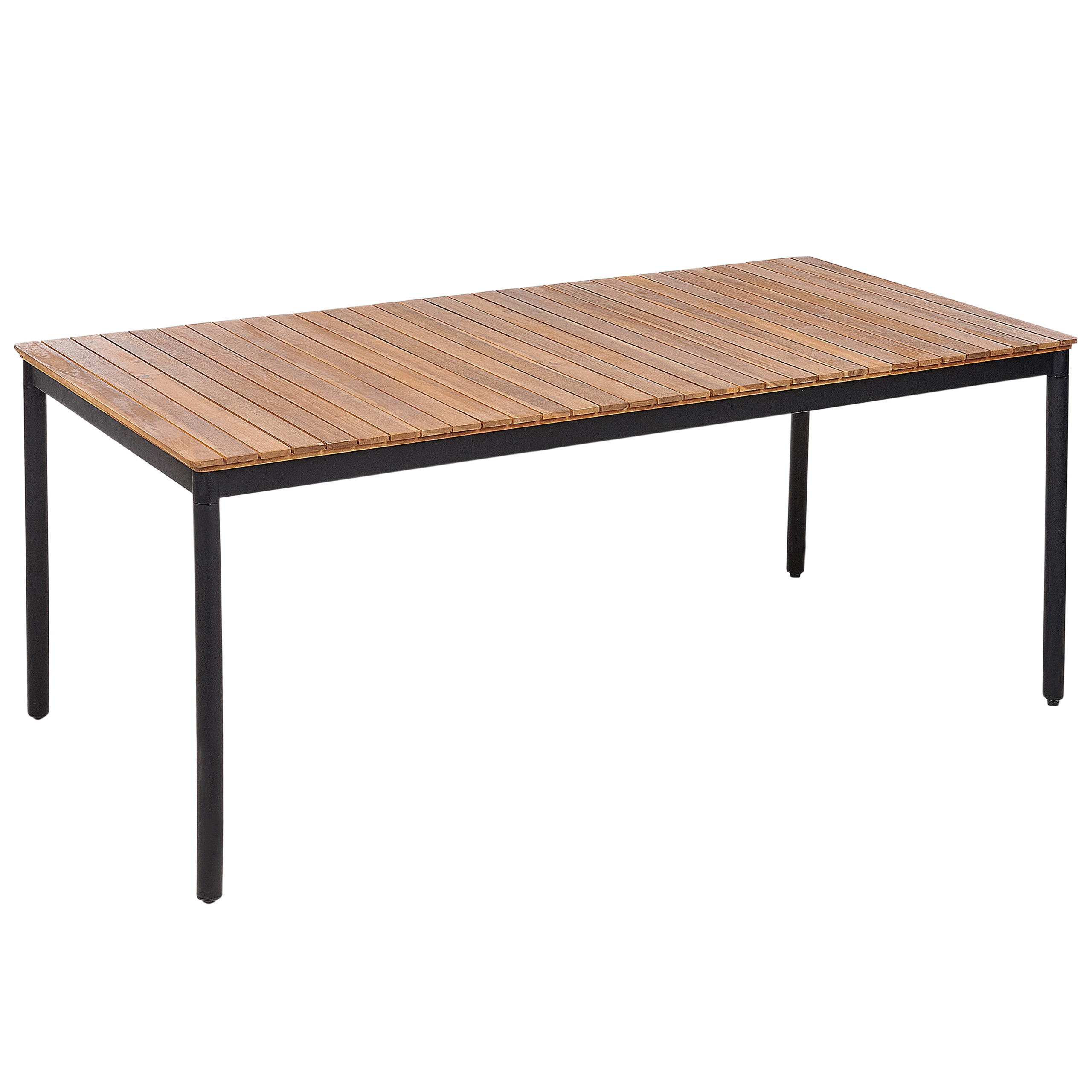 Trädgårdsmatbord VALLESE 180 cm 90 cm Akaciaträ Brun