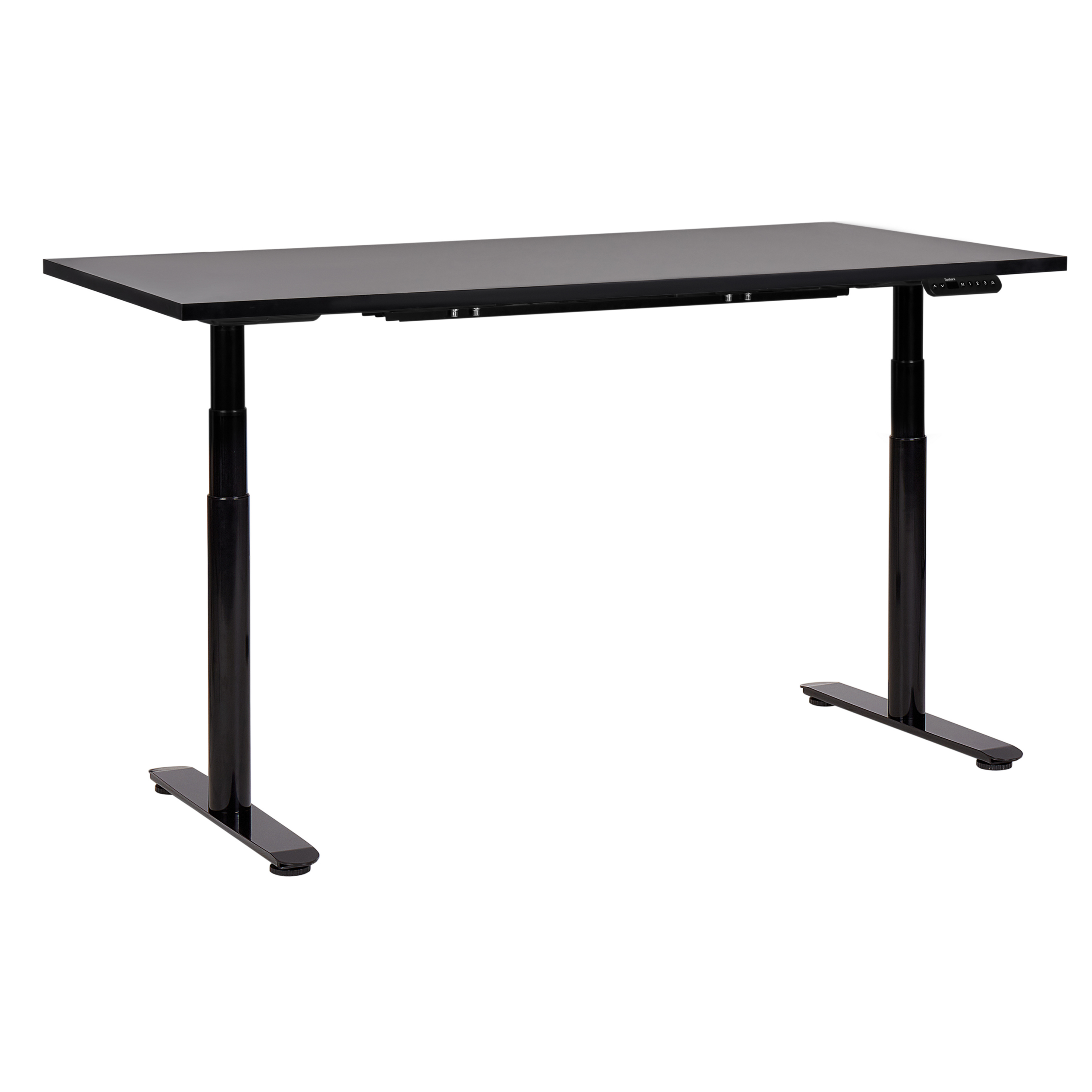 Elektriskt höj- och sänkbart skrivbord DESTINAS 160 cm 72 cm Svart