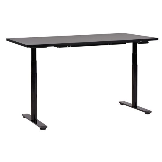 Elektriskt höj- och sänkbart skrivbord DESTINAS 160 cm 72 cm Svart