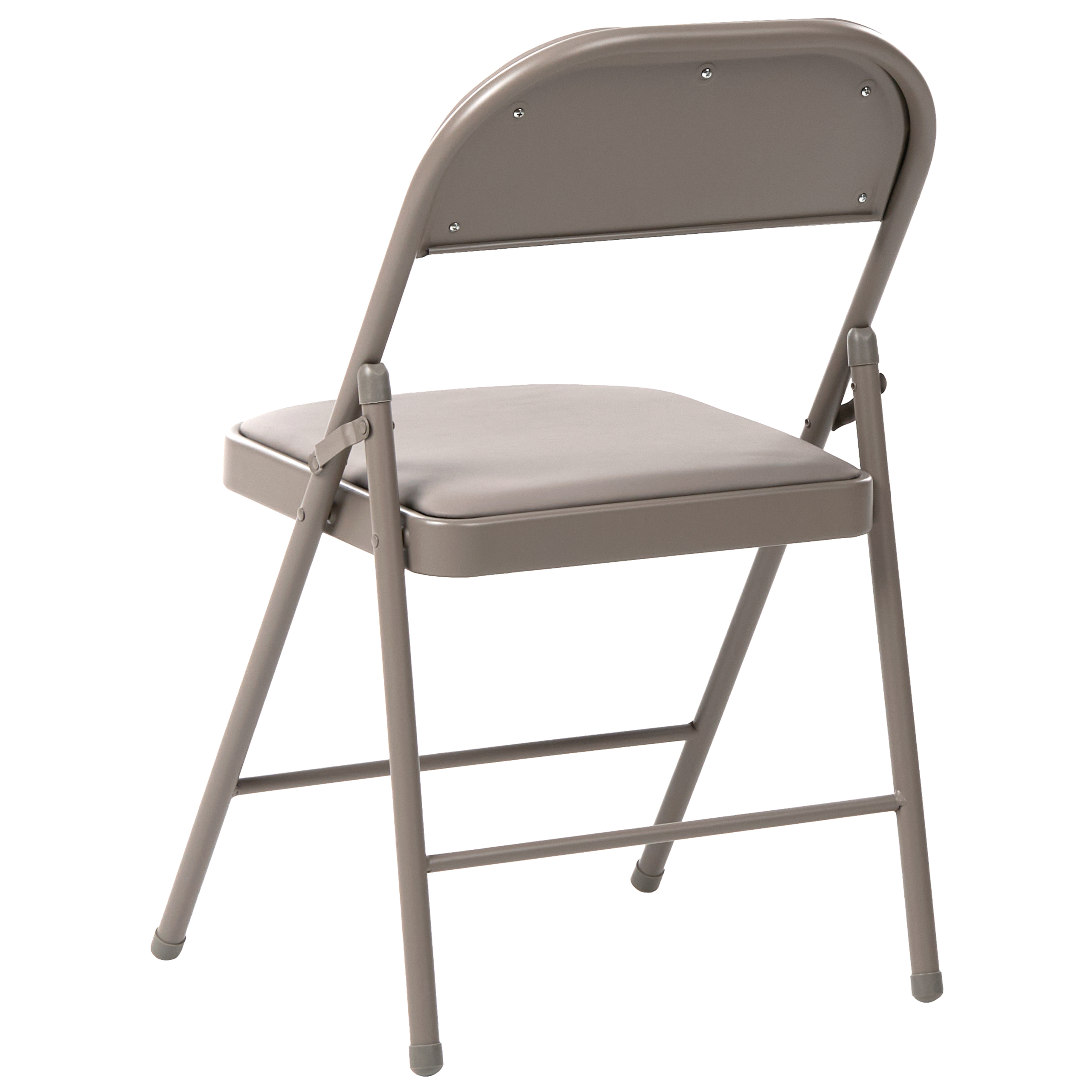Set med 4 hopfällbara stolar SHASTA Metall Taupe
