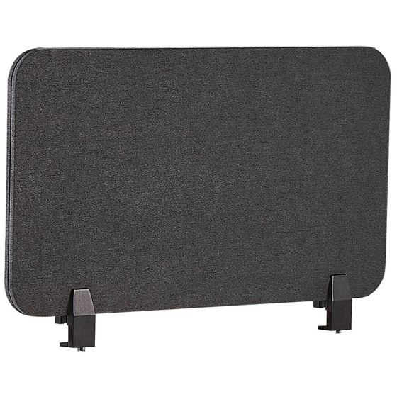 Skiljevägg för skrivbord WALLY 72 x 40 cm Mörkgrå