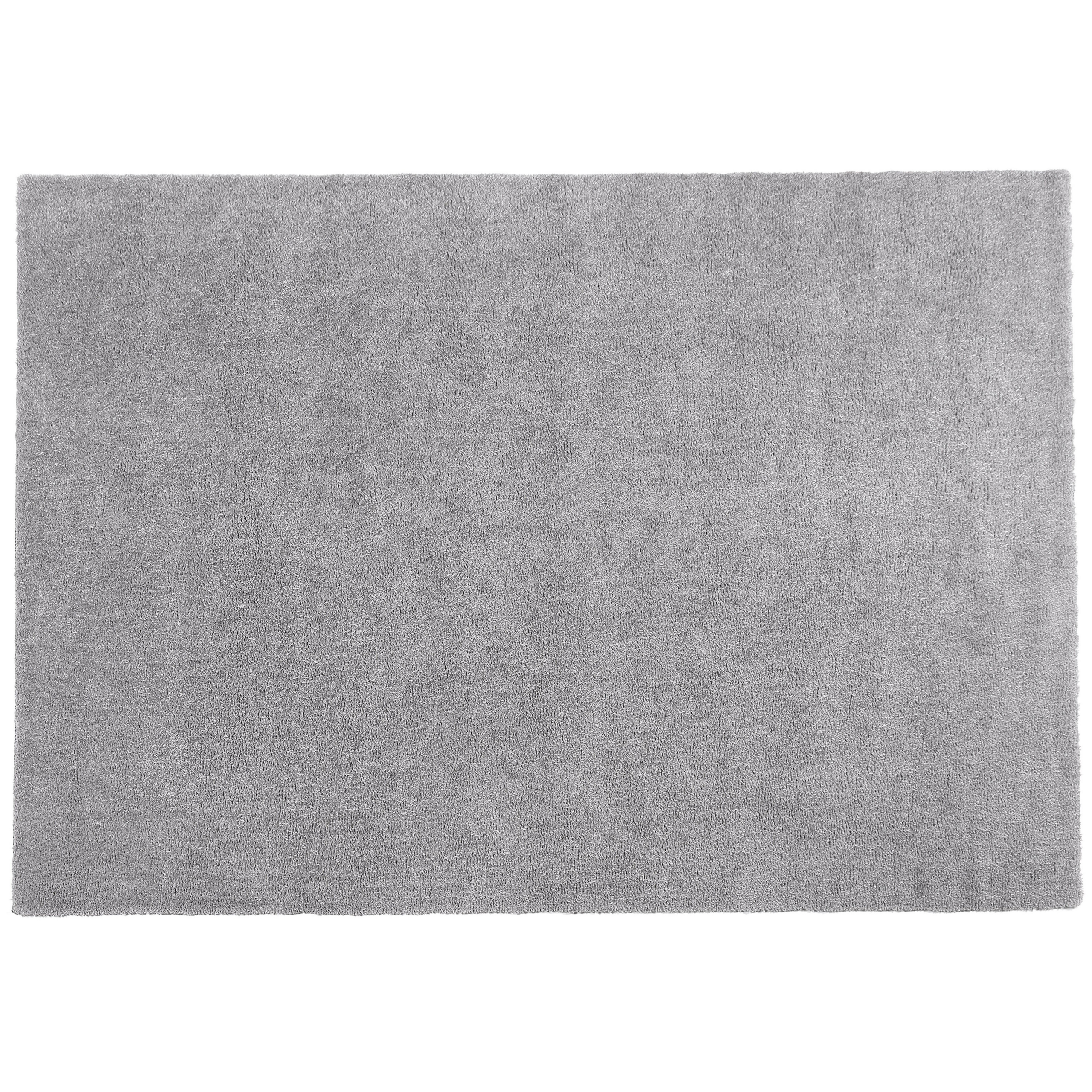 Matta med lång lugg DEMRE Ljusgrå 160 x 230 cm