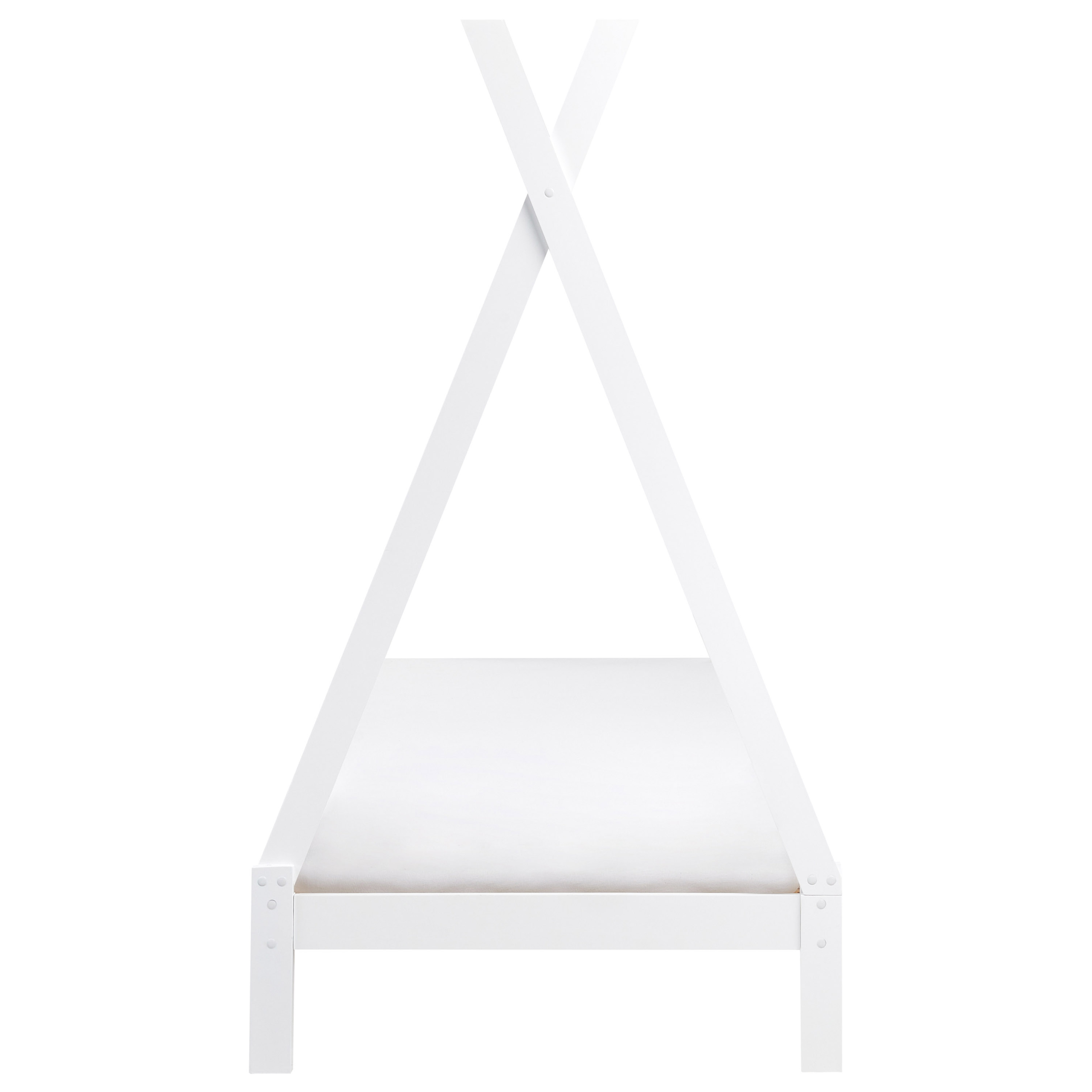 Barnsäng Tipi Furu DEVAY 90 x 200 cm Vit