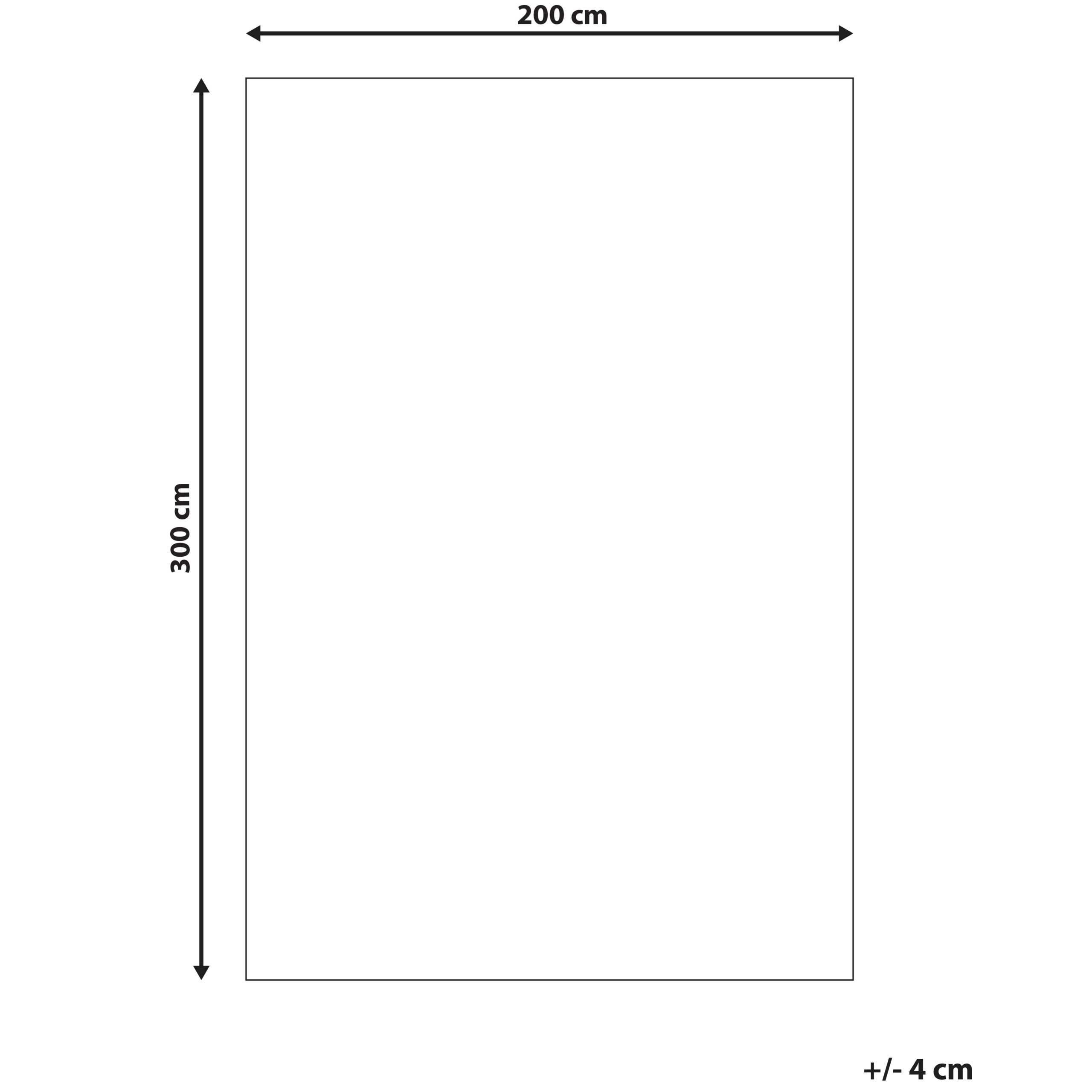 Matta MATARIM Rosa 200 x 300 cm Bomull