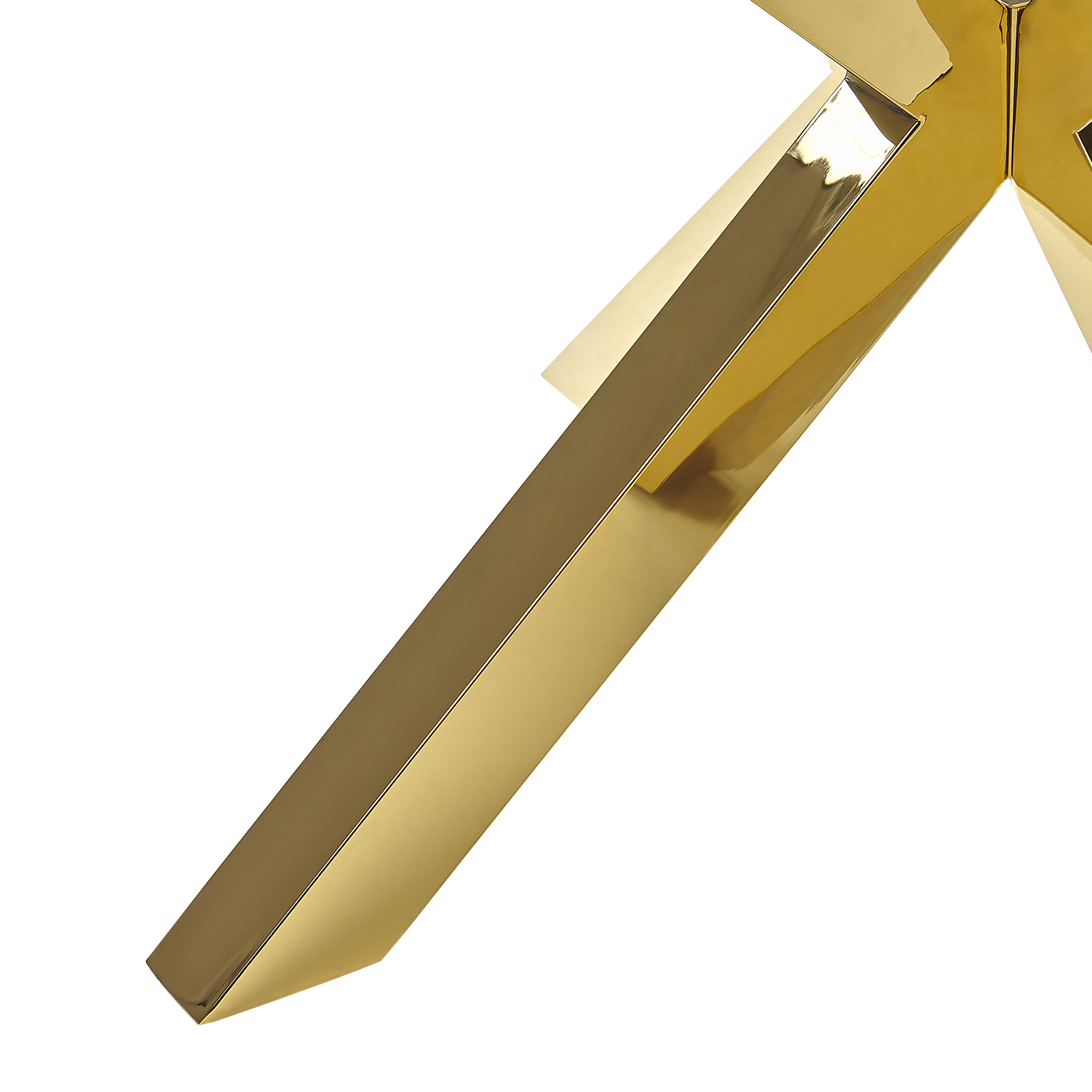 Soffbord STARLIGHT Härdat glas Guld