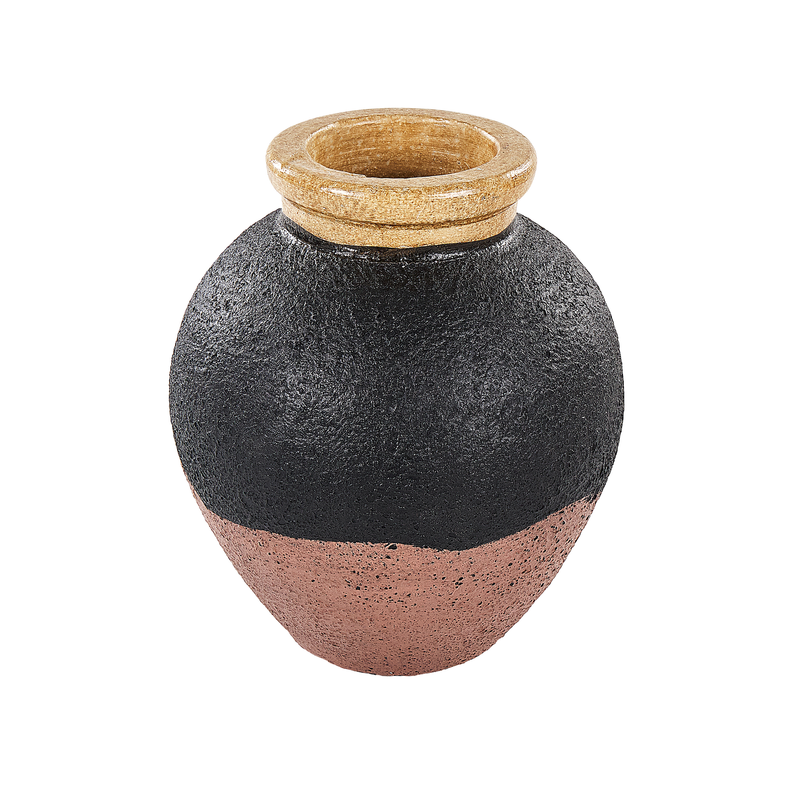 Dekorationsvas DAULIS 31 cm Keramik Svart