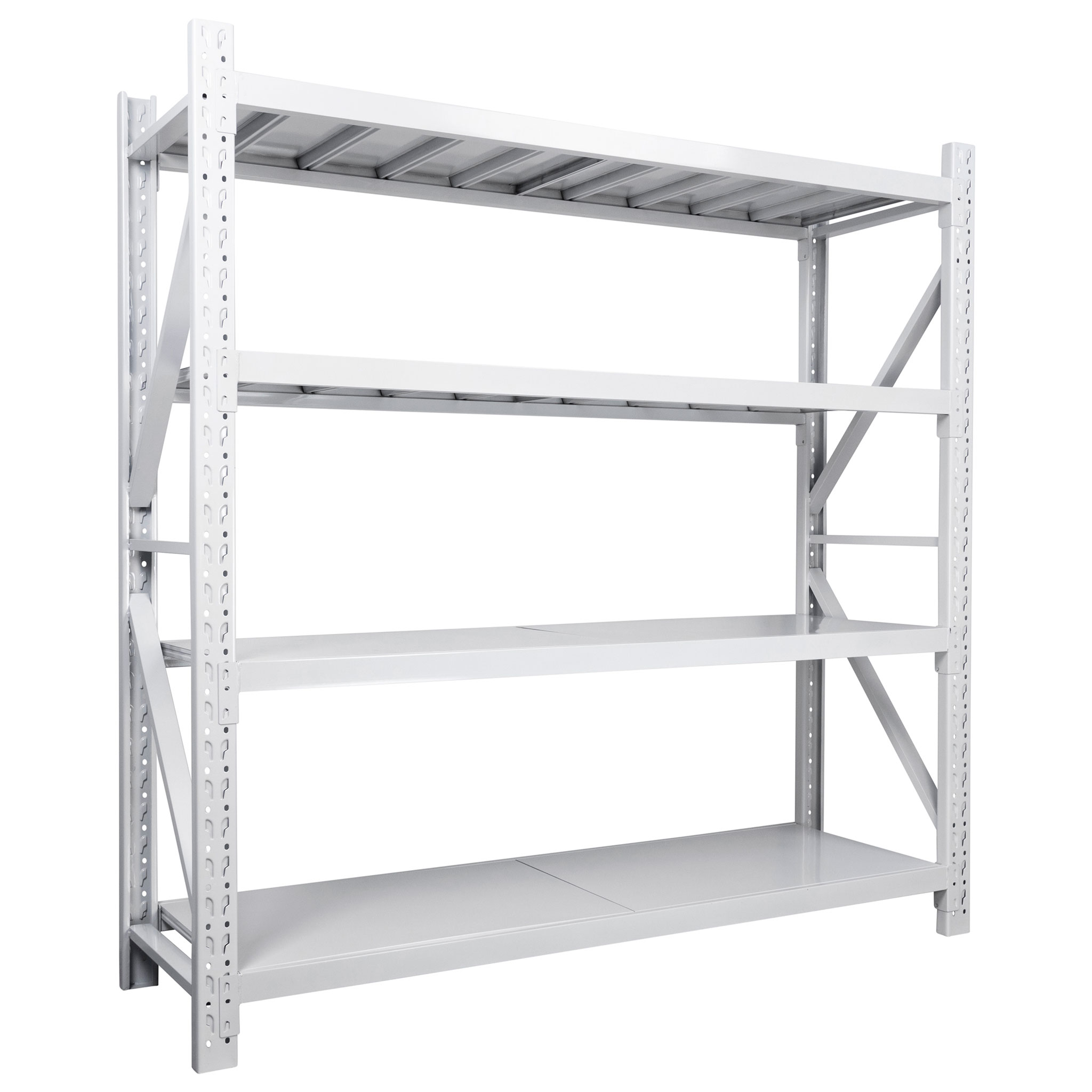 Fornorth Lagerhylla 1600kg, 200x60x200cm, Vit