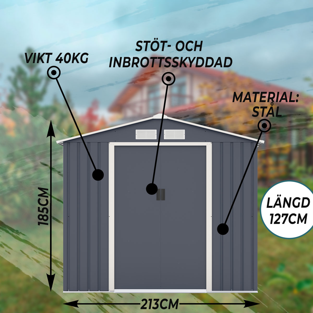 Fornorth förråd, 2.71m2