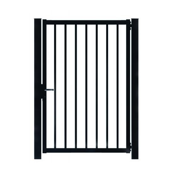 Fornorth trädgårdsgrind 100x150cm, svart