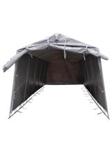 Fornorth Garagetält 2,7x5,1m, ljusgrått