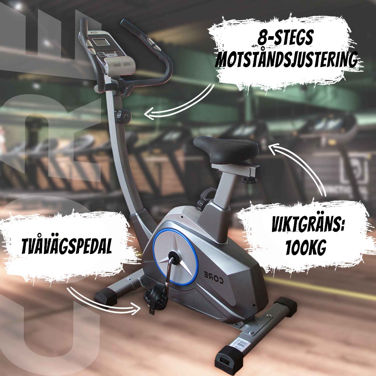Core motionscykel med magnetmotstånd