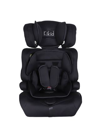 Kikid Bilbarnstol Basic 76-150cm R129, svart