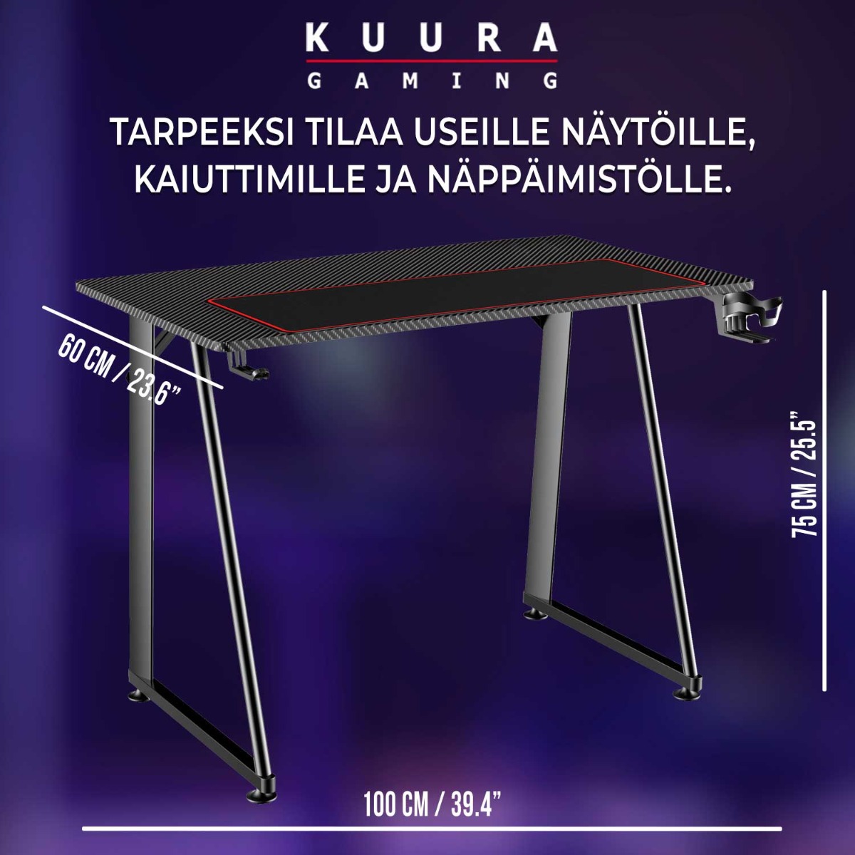 Kuura Gaming gamingbord view 2