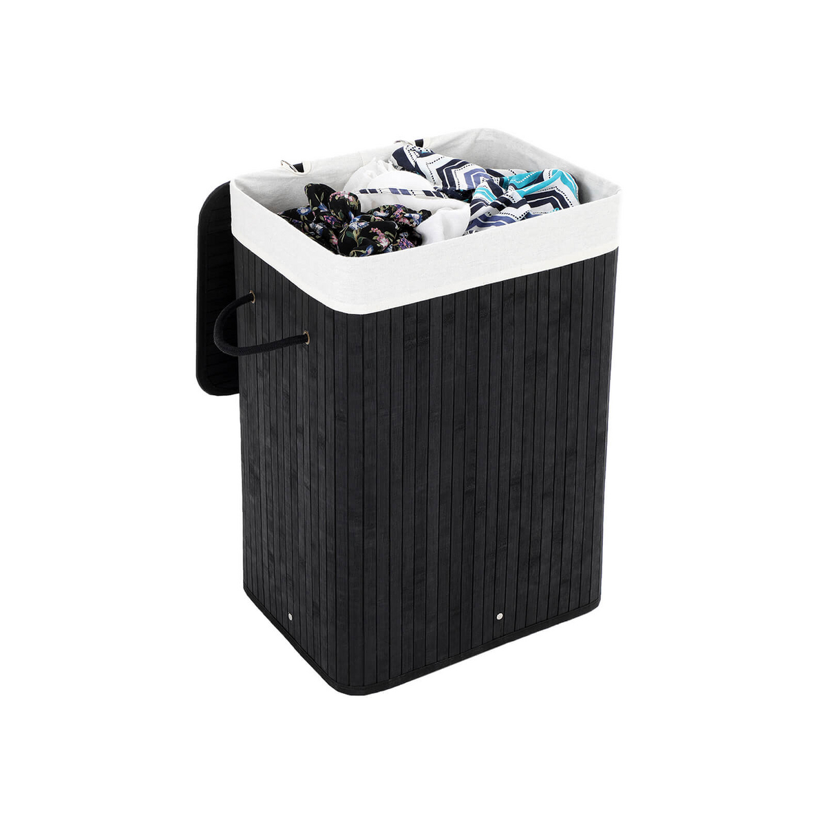 Songmics tvättkorg, hopfällbar, 72 L, 40 × 30 × 60 cm, LCB010