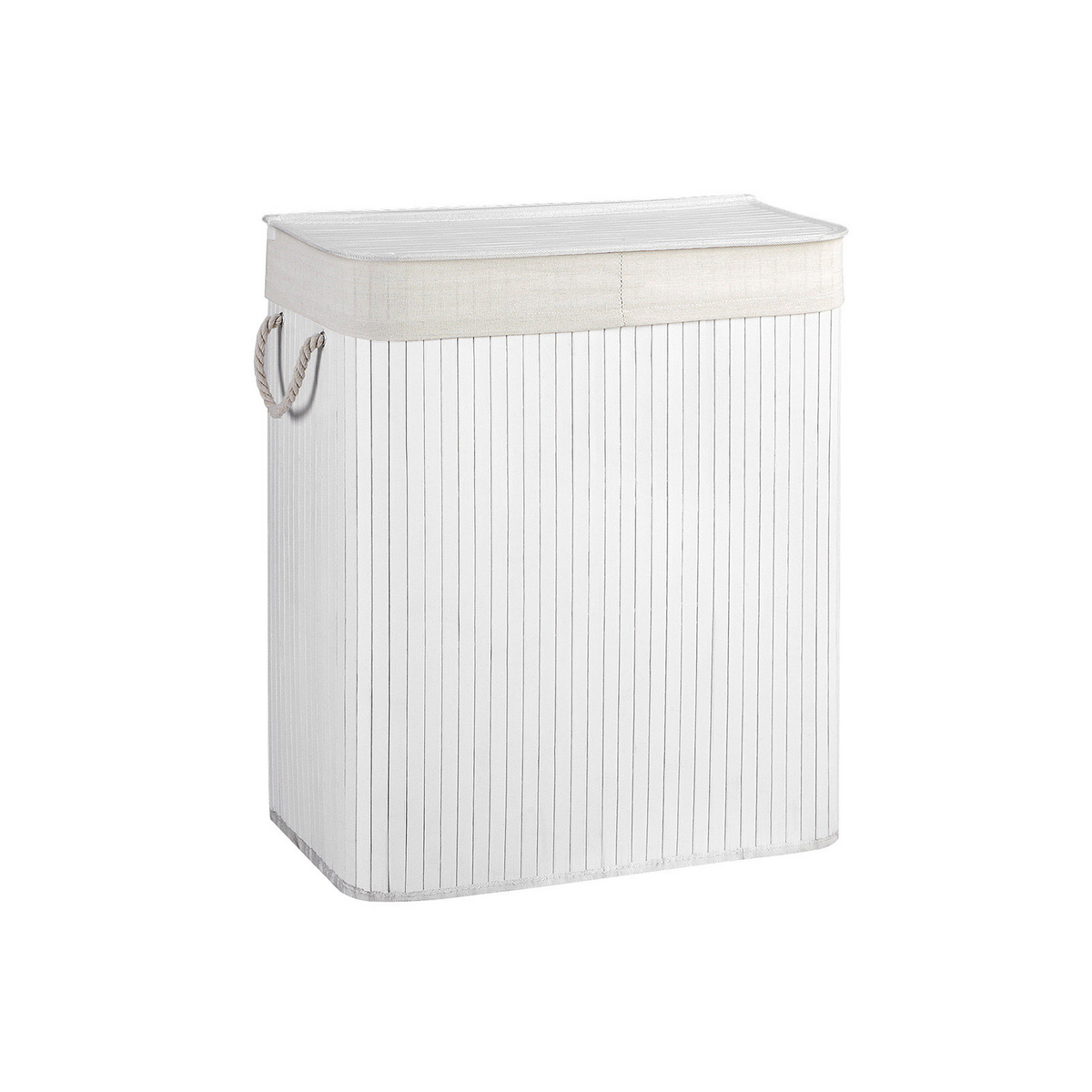 Songmics tvättsorterare, 2 fack, 100 L, LCB074