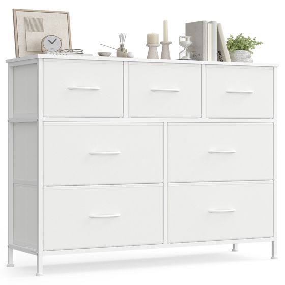 Songmics byrå, 7 lådor, LGS323