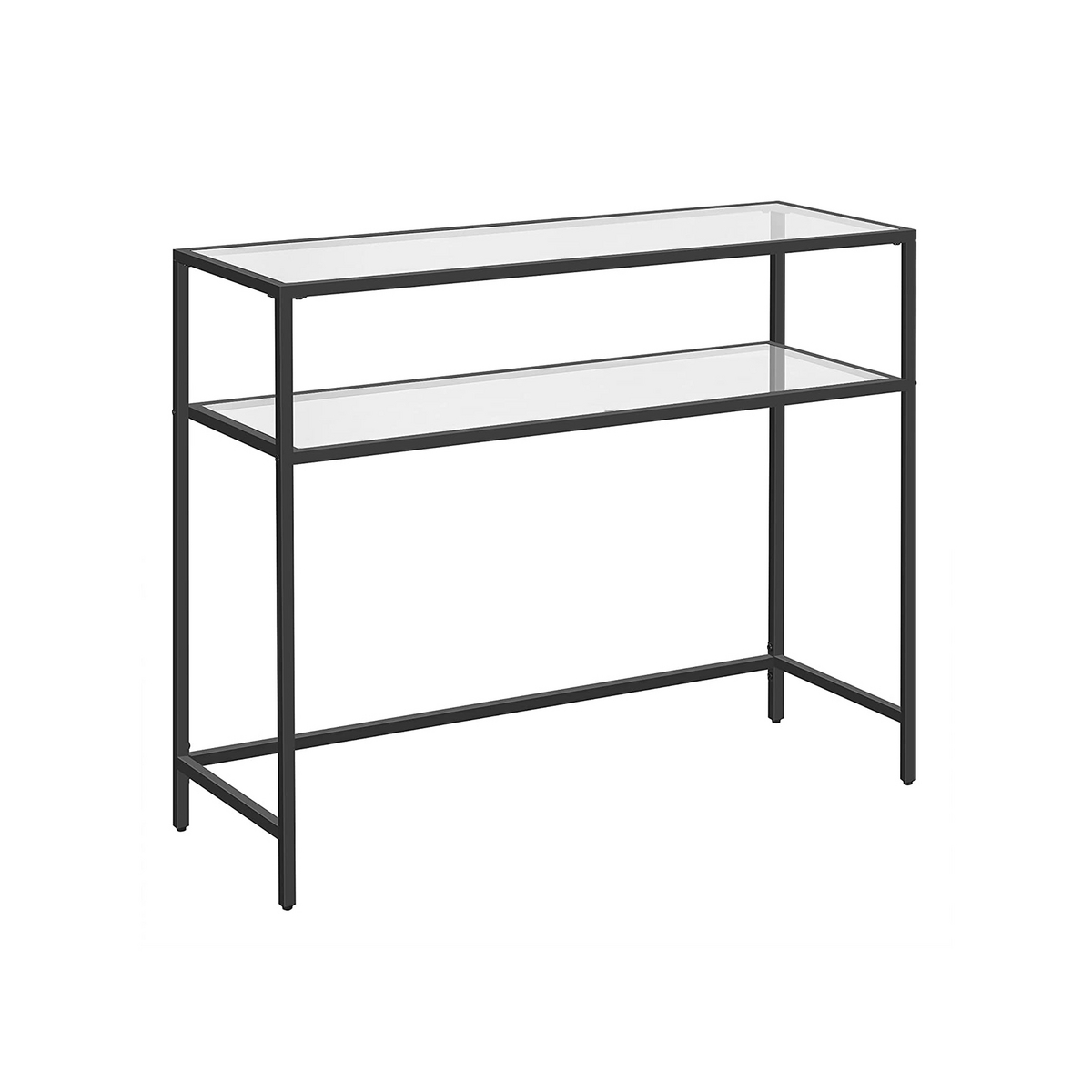 VASAGLE konsolbord, 2 hyllplan, LGT025