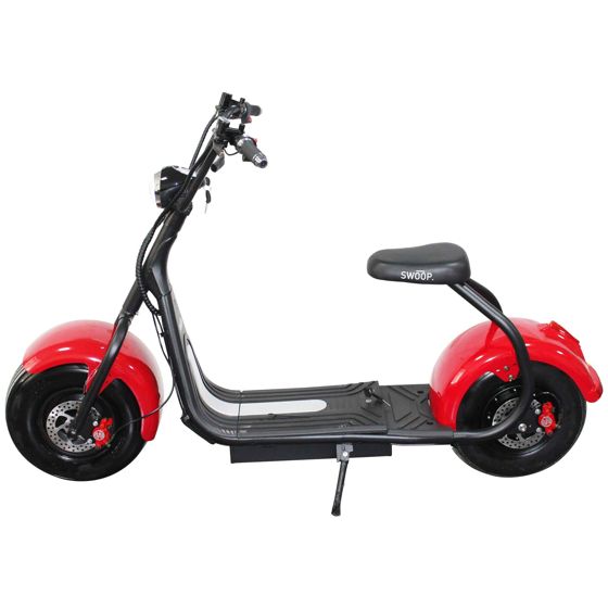 Swoop Kruiser elscooter N3, röd