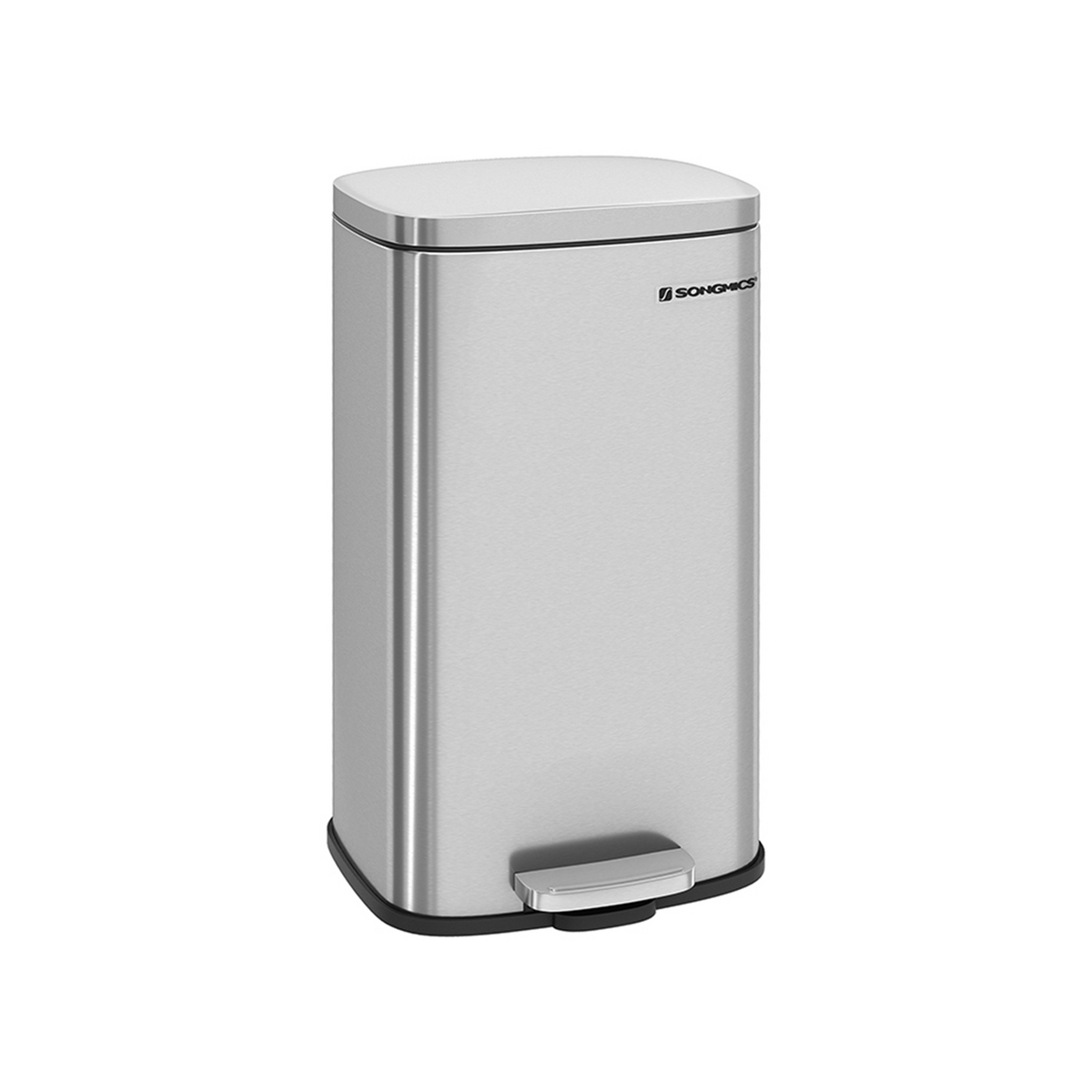 Songmics pedalhink, mjukstängande lock, 30 L, LTB003