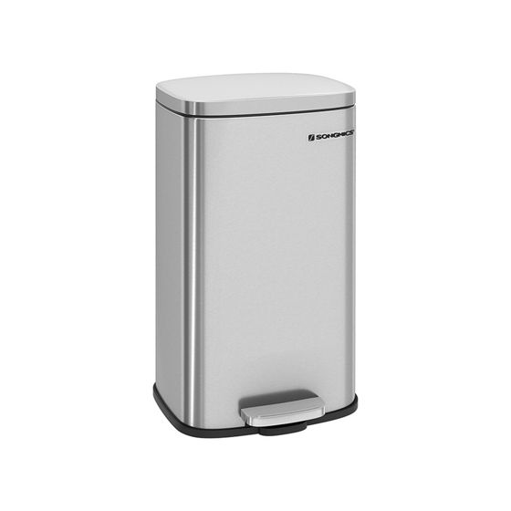 Songmics pedalhink, mjukstängande lock, 30 L, LTB003