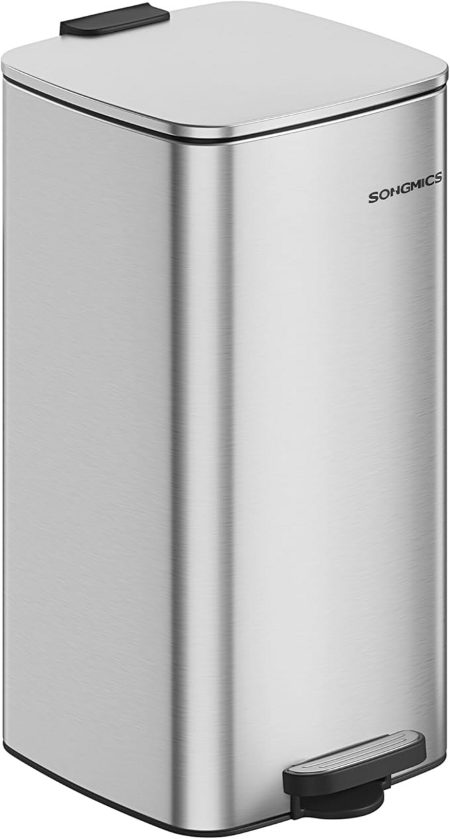 Songmics pedalhink, mjukstängande lock, 30 L, LTB593