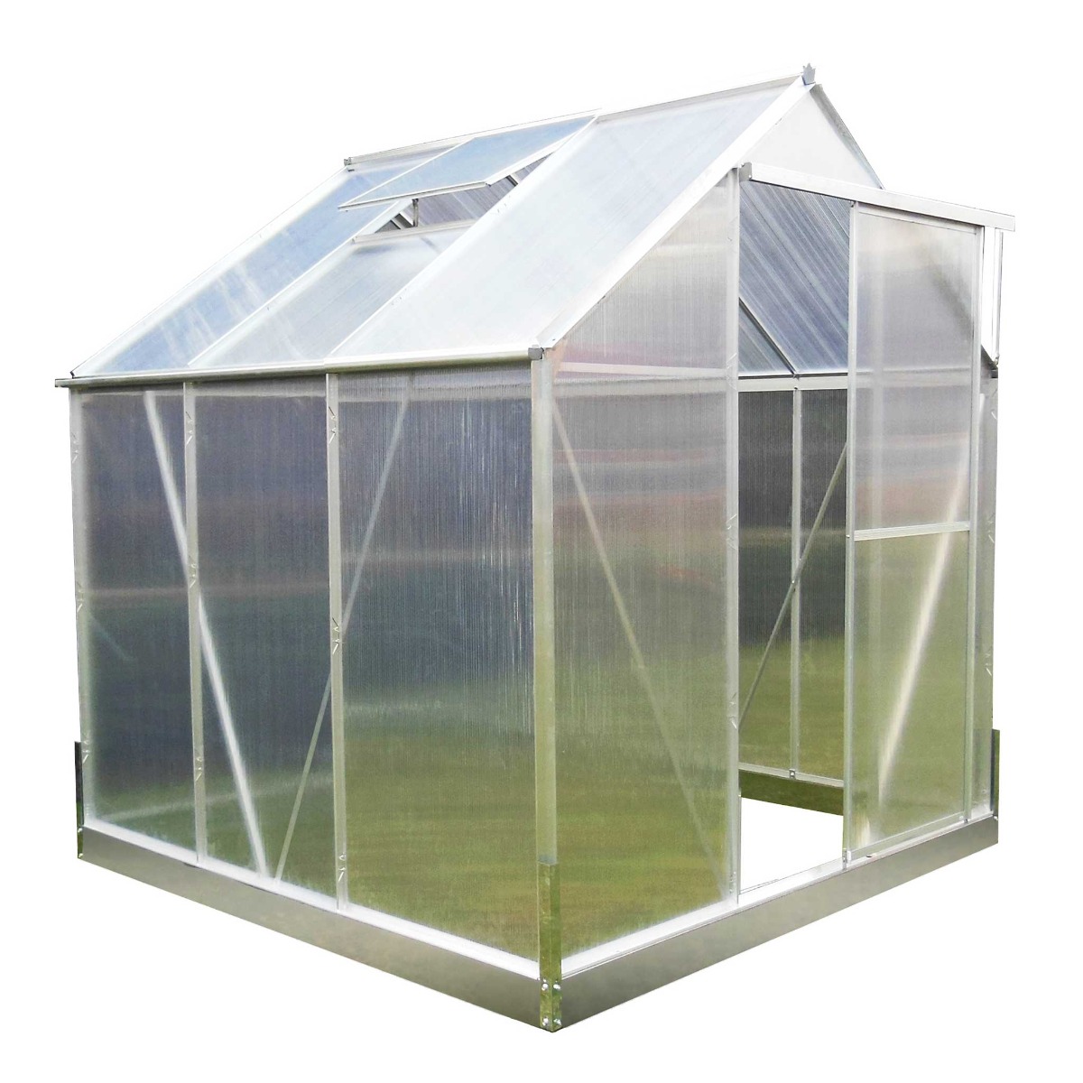 Lykke Växthus silver 4,8 m2