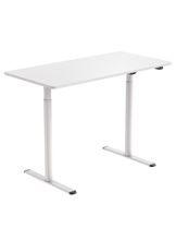 Lykke Höj och sänkbart skrivbord 120x60cm Nordic, vit