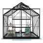 Lykke Växthus Glass 8,2m2 svart | Växthus