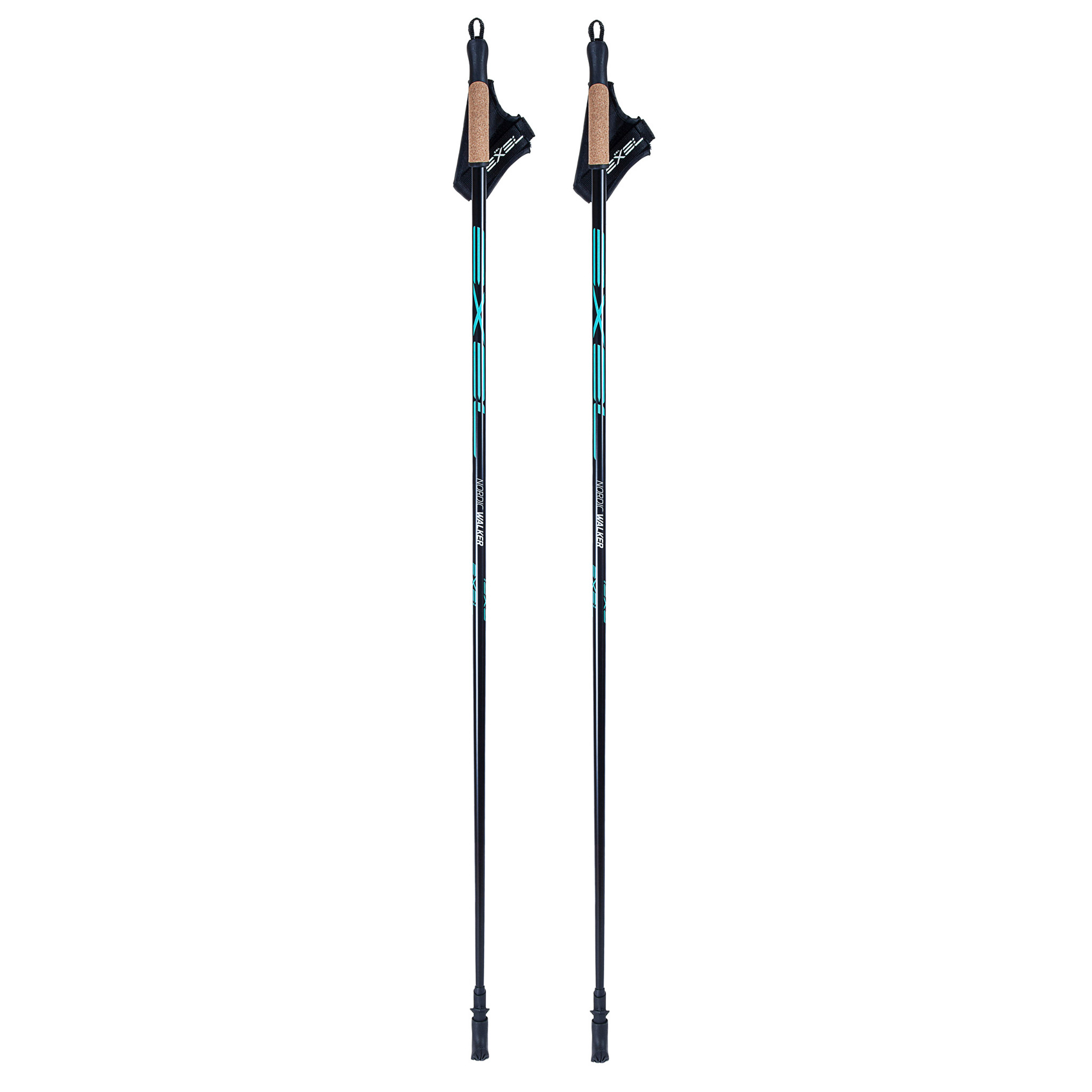 Exel Nordic Walker Stavar för stavgång Svart/Cyan