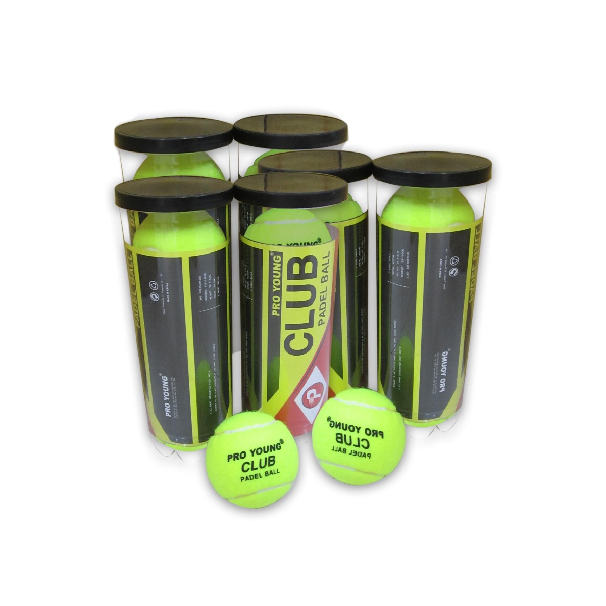 Core padelboll, set med 30 bollar