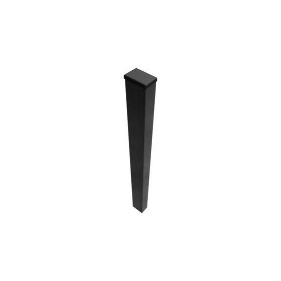 Fornorth staketstolpe 200cm, svart