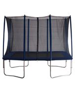 React studsmatta rektangulär med skyddsnät 163X216cm