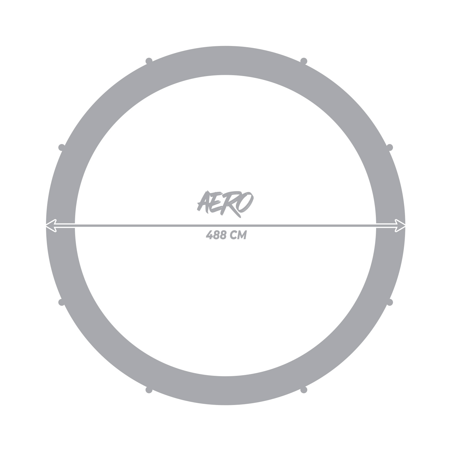 React Aero Studsmatta 488cm