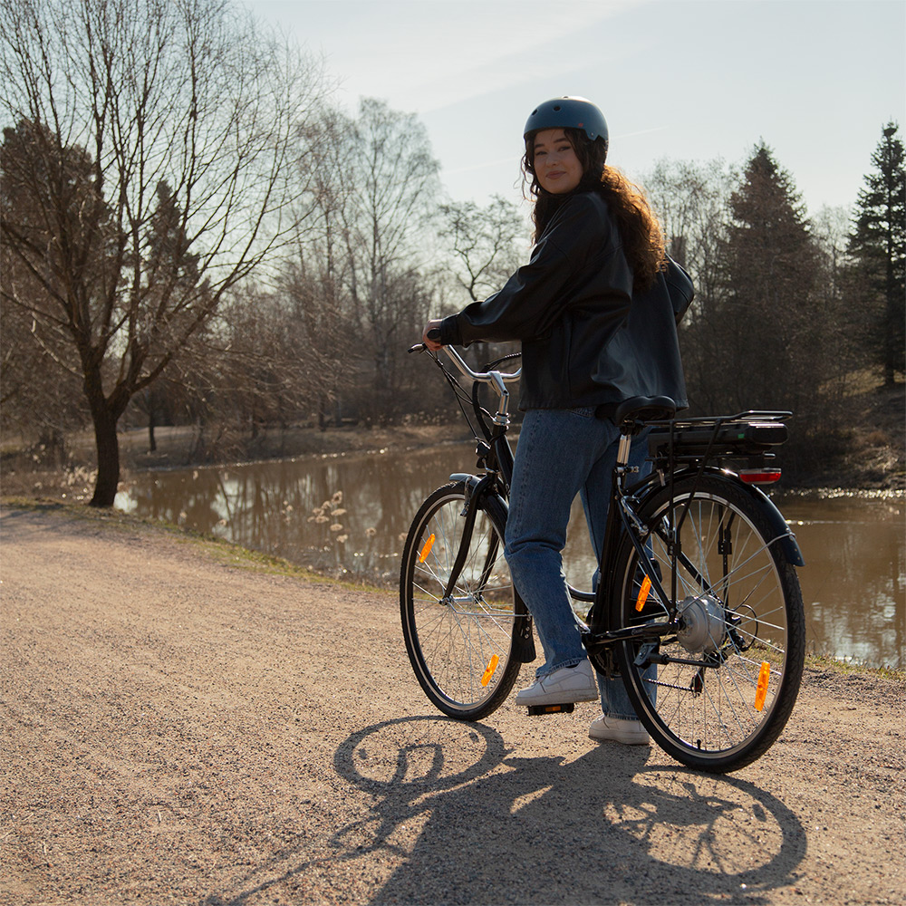 Swoop Elcykel Classic, dam 28" svart