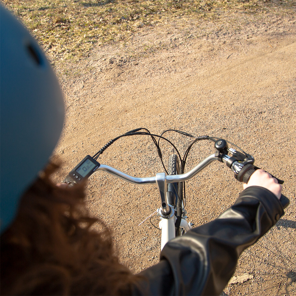 Swoop Elcykel Classic, dam 28" vit