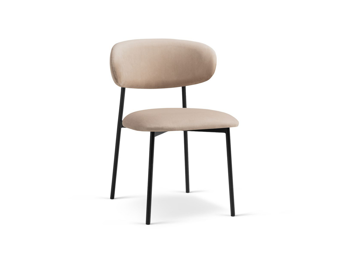 Cosmopolitan Design sammetsstolar, 2-pack, 