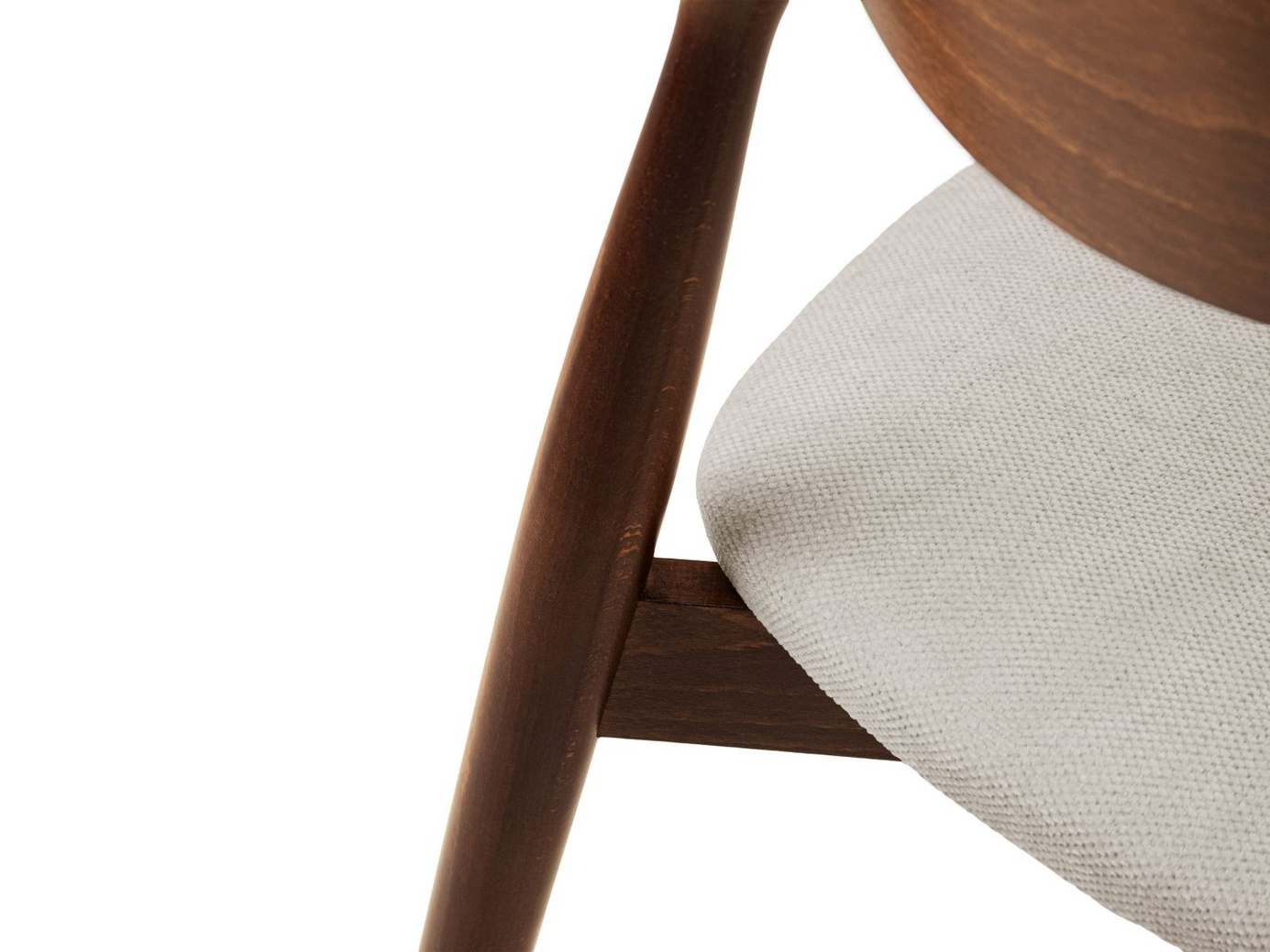 Cosmopolitan Design stolar, 2-pack, "Leon", 1-sits, 47,5 × 48 × 79 cm, Rebel, valnötsben