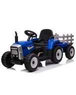 Swoop Elektrisk Bil för barn Traktor med släp